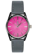 Pink Sunburst Watch