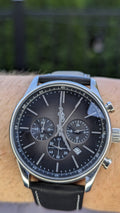 Gray Retro Chronograph