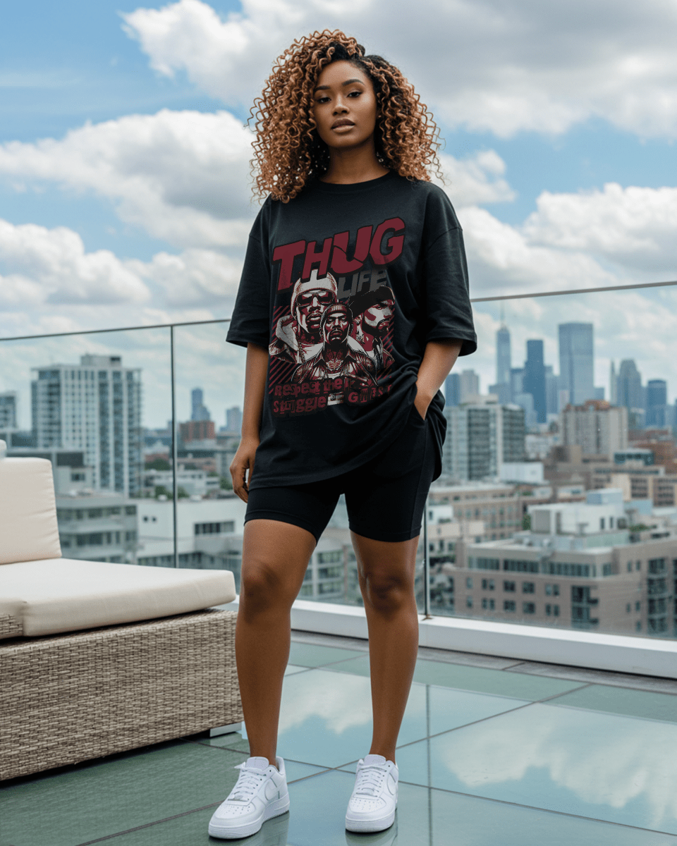 Thug Life Oversized T-Shirt