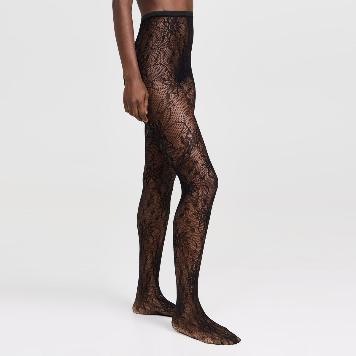 Wild Flower Lace Net Tights